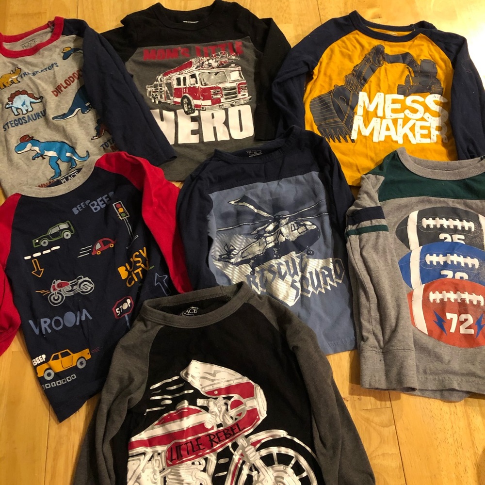Set/bundle 7 childrens place 2T long sleeve tops